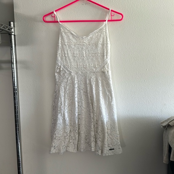 Abercrombie & Fitch white lace dress size small - Picture 1 of 5